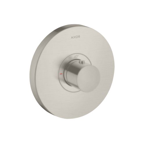 AXOR-HG-AXOR-ShowerSelect-Thermostat-HighFlow-Unterputz-rund-Edelstahl-Optic-36721800 gallery number 1